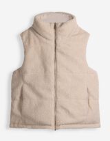 Steppweste - Wendbar - Beige
