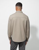 Hemdjacke - Viskose-Anteil - beige