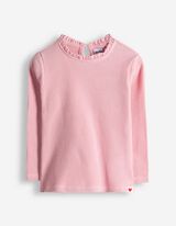 Langarmshirt - Waffelstruktur - rosa