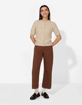 Kardigan - Knofl&iacute;ky - b&iacute;l&aacute;