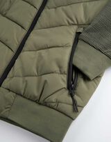 Dygsniuota striukė - Atstumia vandenį - tamsiai zalias