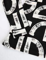 Overhemdblouse - V-hals - zwart