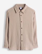 Hemd - Musselin - beige