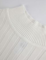 Pulover - Jednobojno - bijela