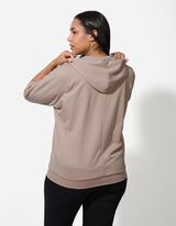 Kötött kardigán - Háromnegyedes ujjú - bézs