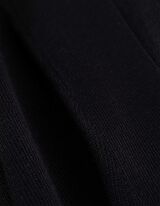 Longcardigan - Aufgesetze Taschen - schwarz