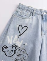 Jeans - Baggy Fit - Hellblau