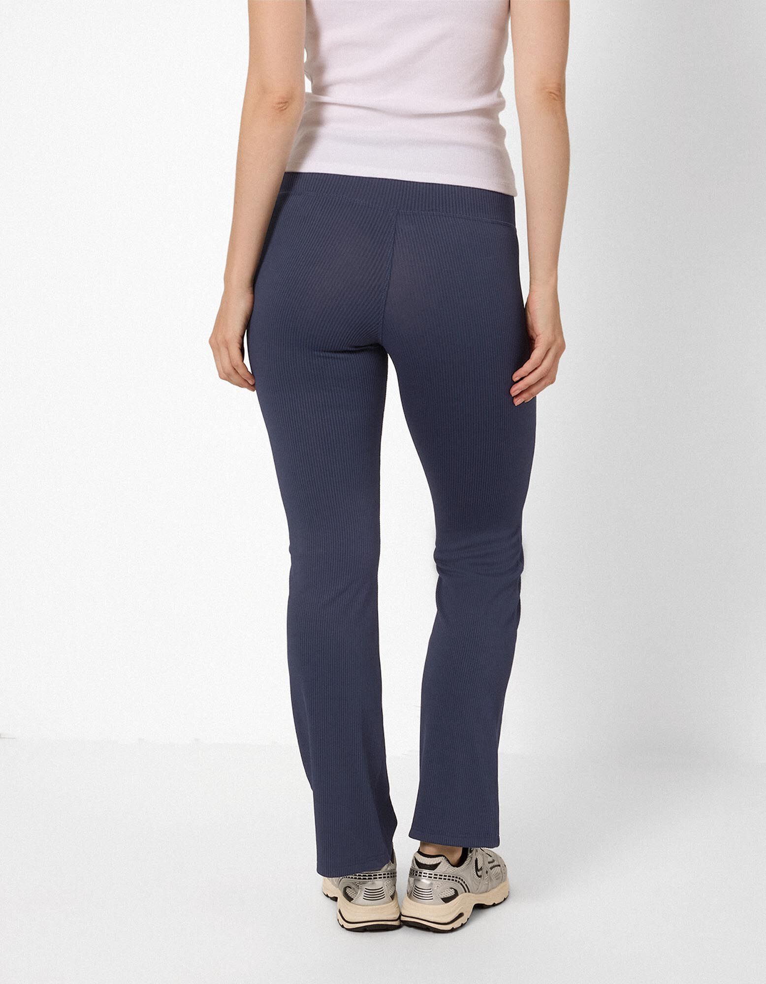Leggings - Rippenstruktur - Dunkelblau