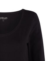 Damen Longsleeve mit Rundhalsausschnitt