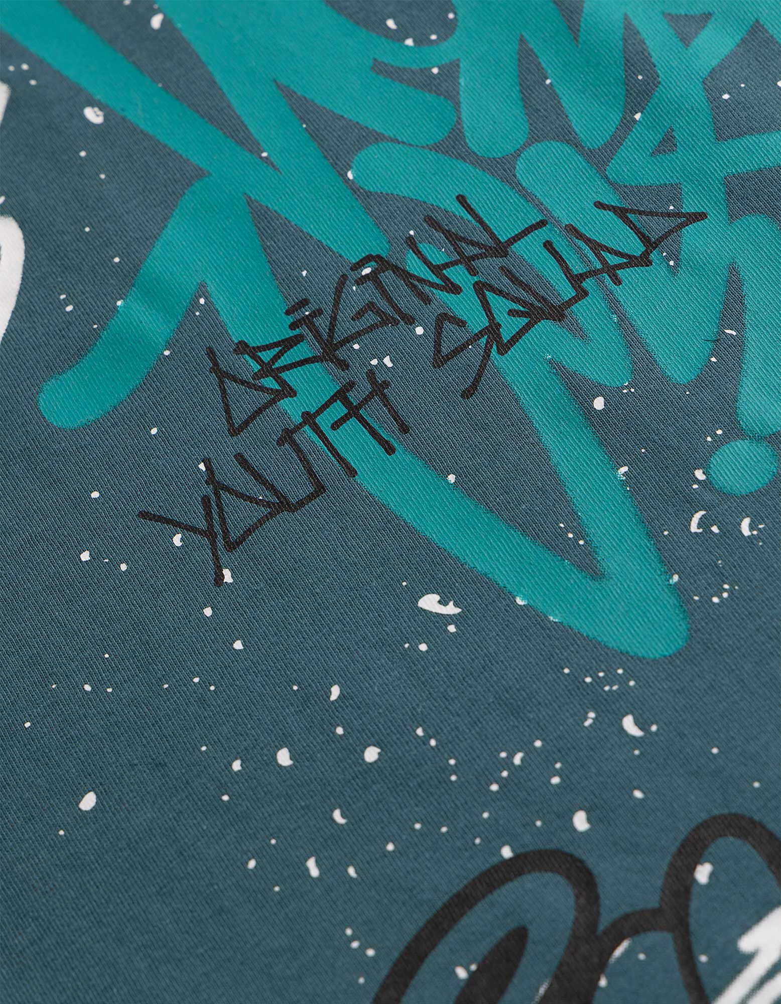 Tričko - Předn&iacute; tisk - Tmavě zelen&aacute;