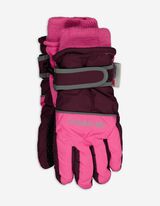 Gants de ski - Blocage des couleurs - rose