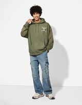 Hoodie - One Piece - dunkelgrün