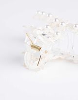 wz&oacute;r w kwiaty - bialy