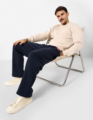 Jogginghose - Wide Fit - Dunkelblau