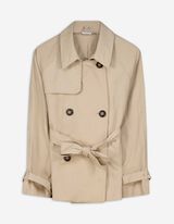 Trenchcoat - Baumwoll-Mix - beige