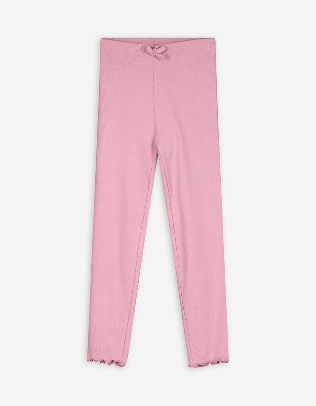 Leggings - Rippenstruktur - lila