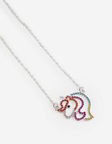 Collana - Pietre decorative - argento