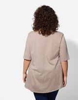 T-Shirt - Print - beige