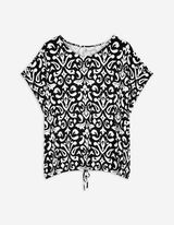 Tricou - LENZING™ ECOVERO™ - Negru