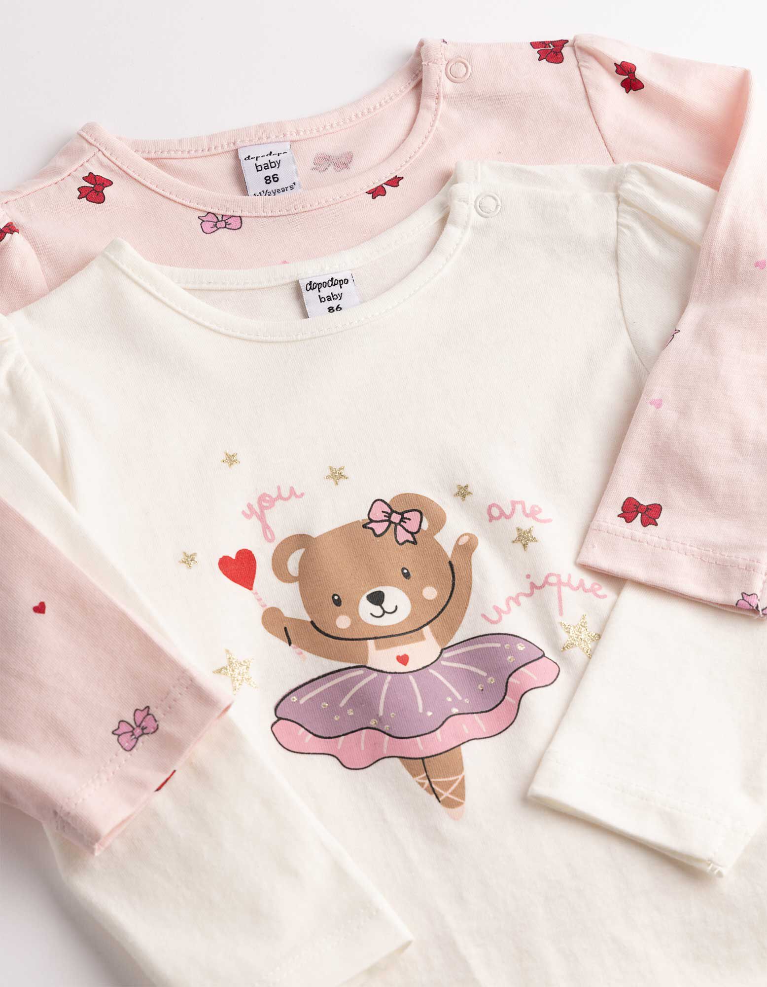 Langarmshirt - 2er-Pack