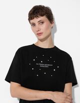 Majica kratkih rukava - Prednja štampa - crno