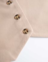 Gilet - Percentuale di viscosa - beige