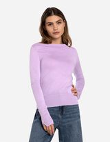 Pulóver - LENZING™ ECOVERO™ - lila