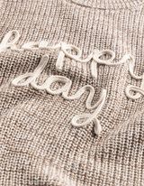 Pullover - Stickereien - beige