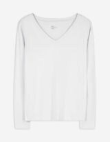 Maglia a manica lunga - Basic - bianco