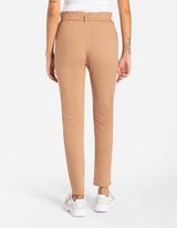 Kelnės - Viskozės mi&scaron;inys - smelio spalvos