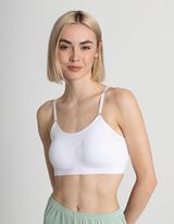 Bustier - grotendeels naadloos - wit