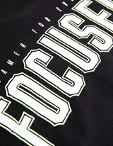 College jas - Print op rug - donkergrijs