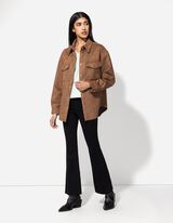 &scaron;varkas -mar&scaron;kiniai - Odos imitacija - rudas