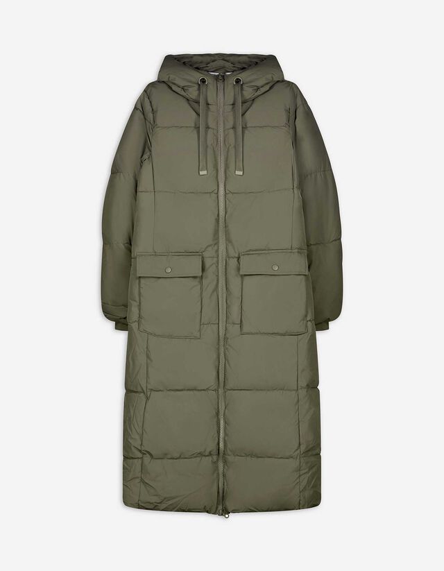 Cappotto trapuntato - Impermeabile - verde scuro
