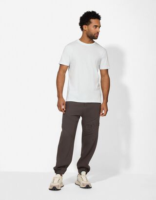Jogger pants - Contraststrepen - donkergrijs