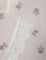 T-Shirt - Florales Muster - weiß