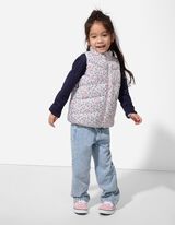 Bodywarmer - Bloemenmotief - wit