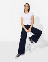 Jeans - Wide Fit - dunkelblau