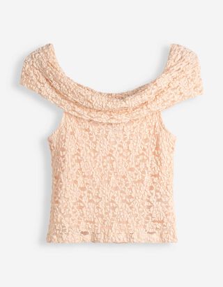 T-Shirt - Spitze - pink