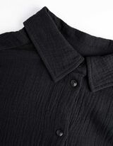 Bluza - muslin - crna