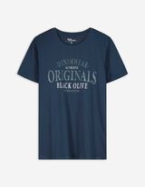 T-Shirt - Print - dunkelblau