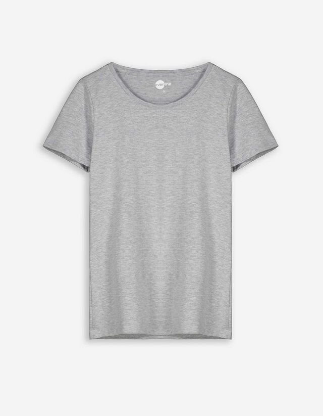 T-shirt - Basic - grigio