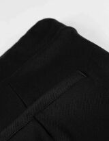 Pantaloni - Detalii metalice - Negru