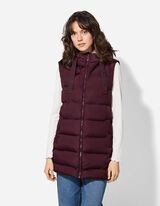 pikowana kamizelka - Regular Fit - ciemny lila