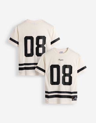 T-Shirt - Mesh - Off-White