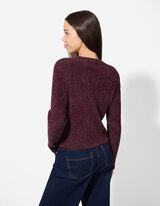 Pullover - dunkellila