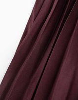 Suknja s naborima - Nabori - tamno lila