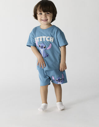 Set aus T-Shirt und Hose - Lilo & Stitch - blau