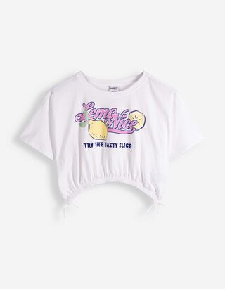 T-Shirt - Cropped - wei&szlig;