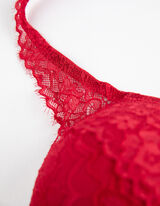 Push-up grudnjak - Super push up učinak - crvena